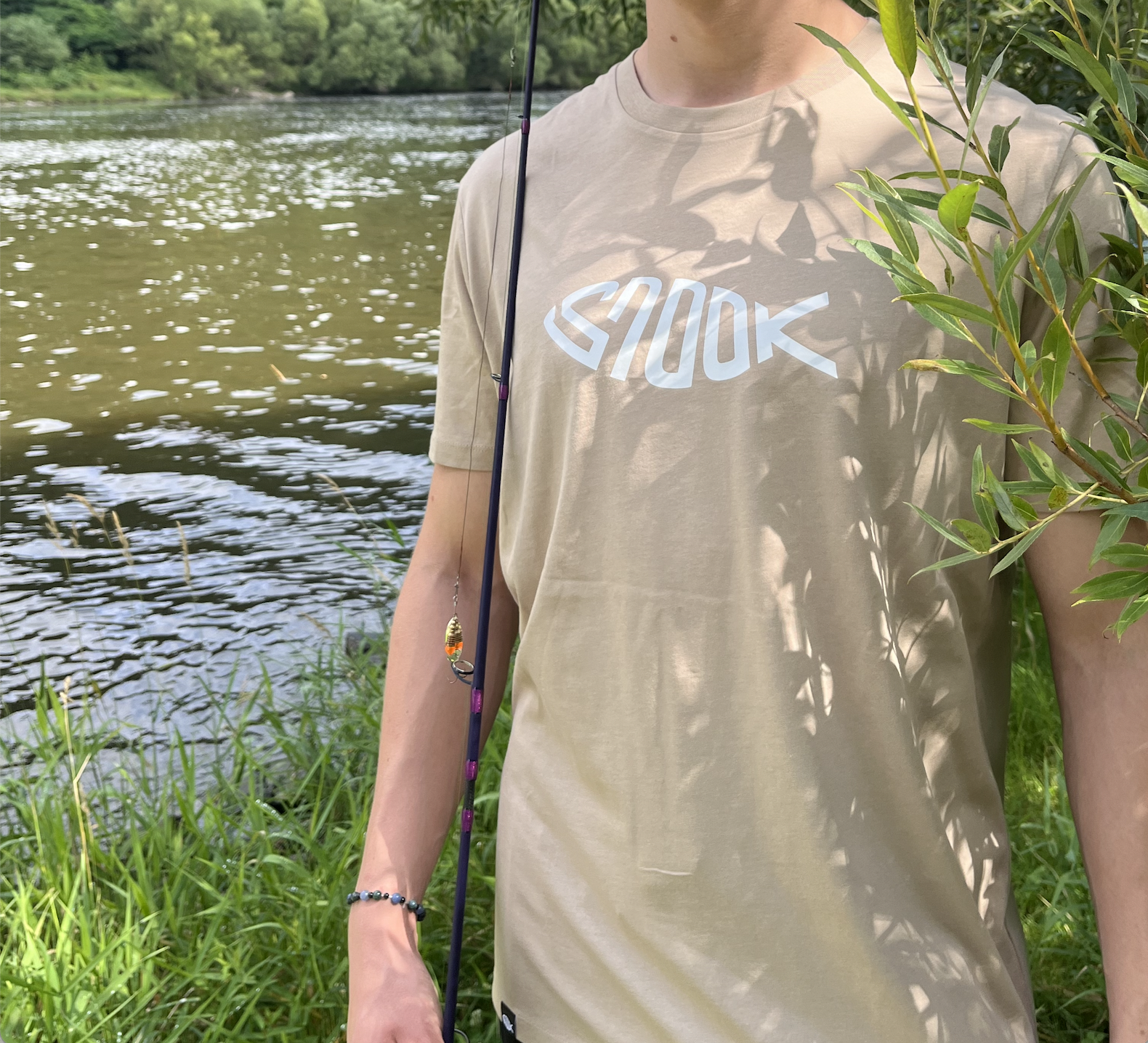 Hnědé triko s krátkým rukávem snook